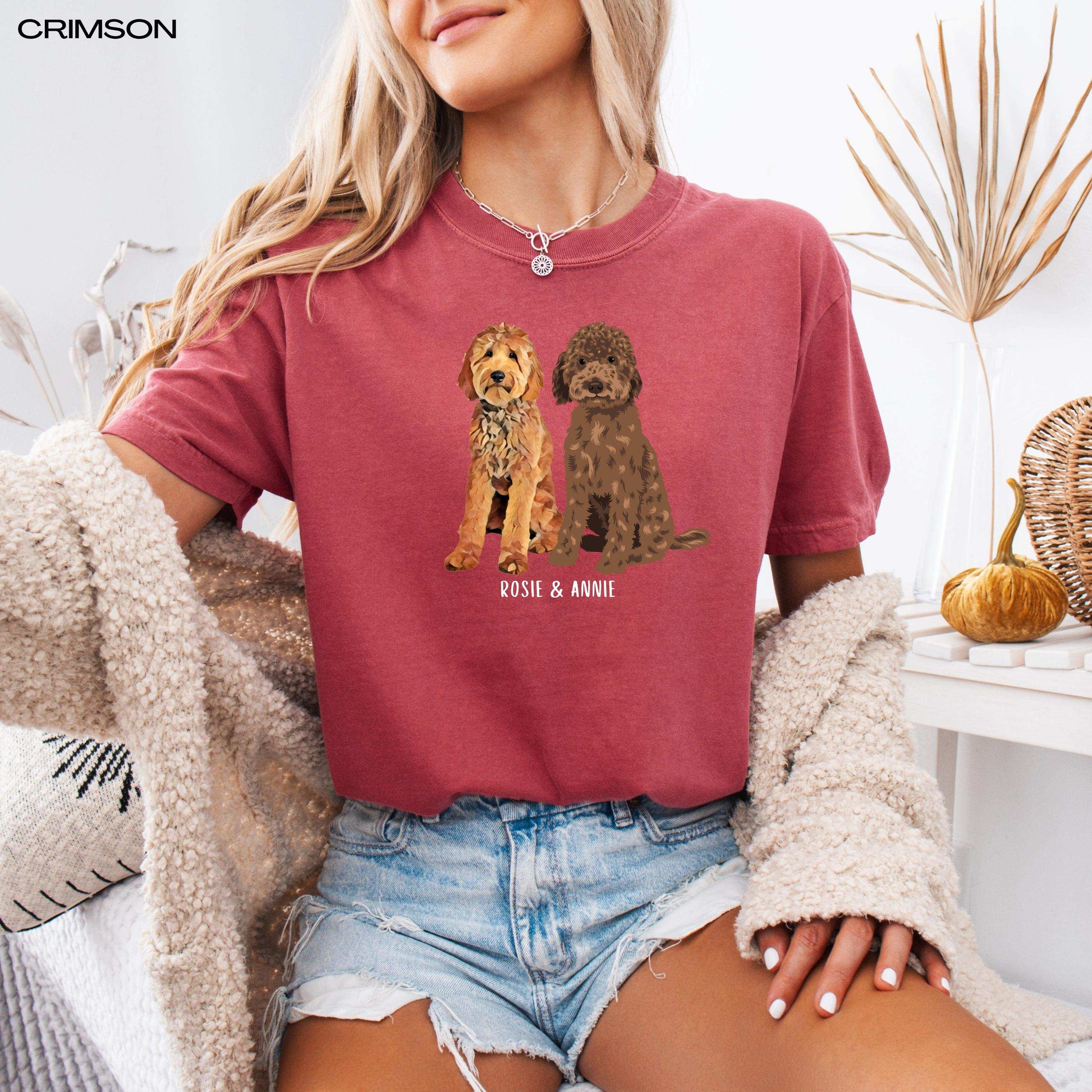 Personalized Golden Doodle Mom Shirt, doodle sweatshirt, doodle gift, niece birthday gift, cockapoo sweater, labradoodle, gift for her