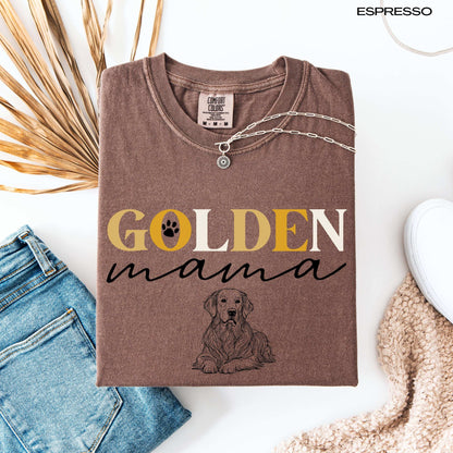 Golden mama shirt