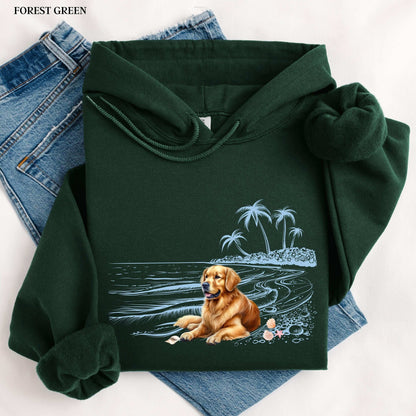 Take Me To The Beach Golden Retriever Dog Shirt