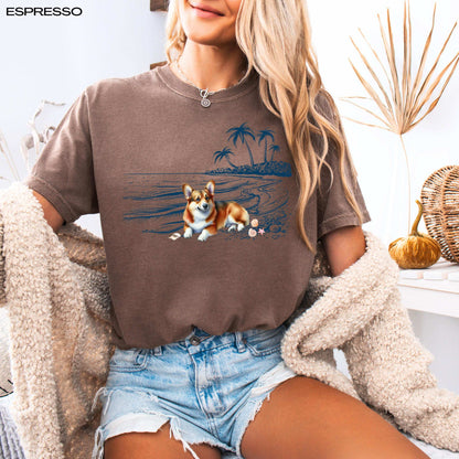 Take Me To The Beach Corgi Dog Shirt