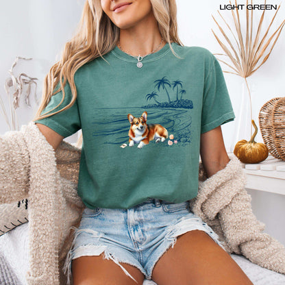 Take Me To The Beach Corgi Dog Shirt