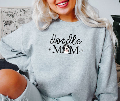 Bernedoodle Mama Sweatshirt Doodle Mom T-shirt Doodle Sweatshirt Labradoodle Crewneck Dog Mom Apparel Doodle Puppy Gifts Dog Parent Shirt