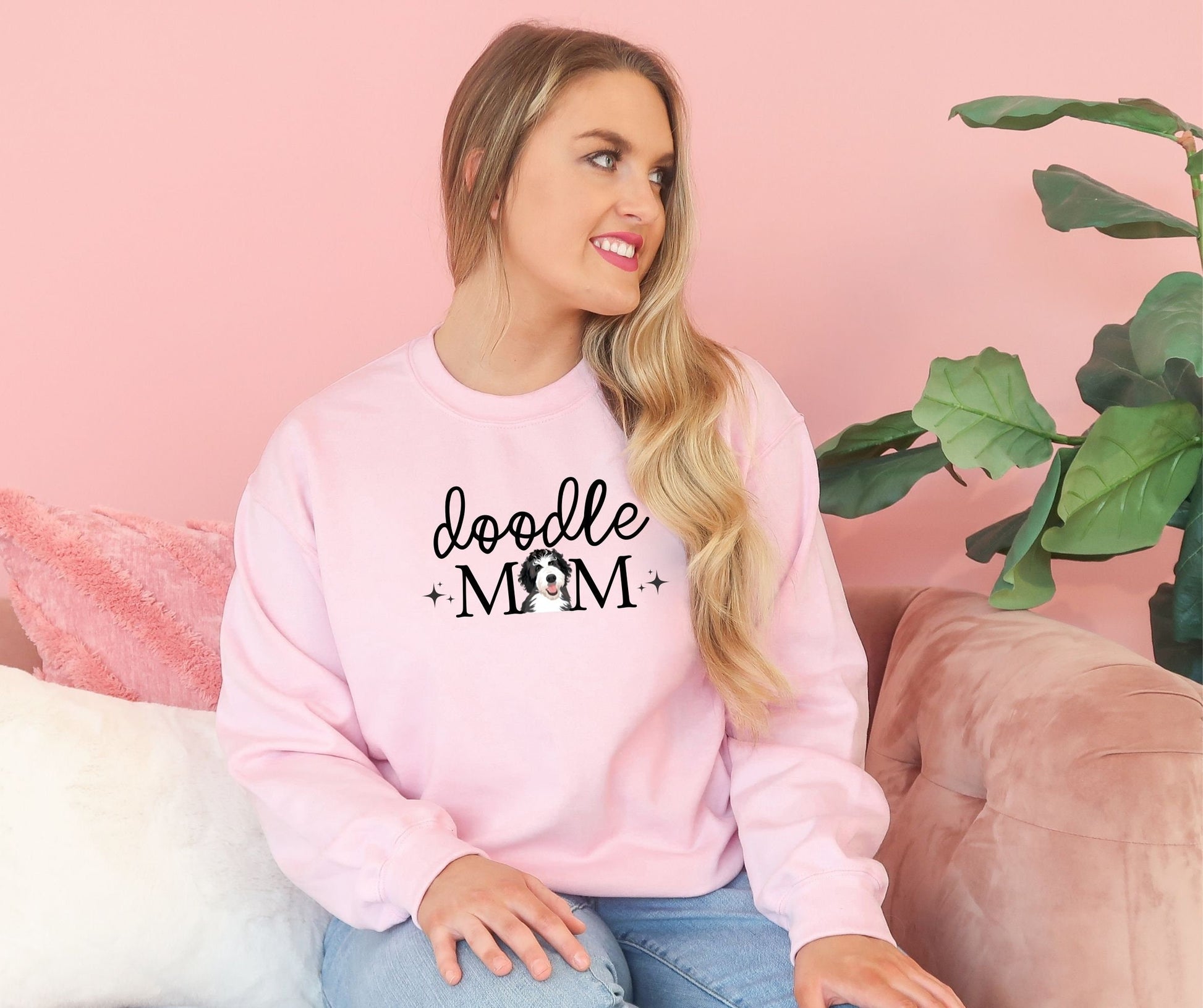 Bernedoodle Mama Sweatshirt Doodle Mom T-shirt Doodle Sweatshirt Labradoodle Crewneck Dog Mom Apparel Doodle Puppy Gifts Dog Parent Shirt