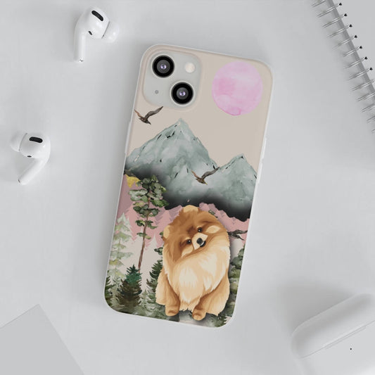 Pomeranian dog case for iPhone - for iphone 16, 15, 14, 13, 12