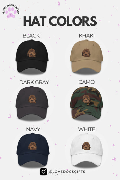 Chocolate Labrador Hat Embroidered, Labrador Retriever Gifts, Retriever Dad Hat, Retriever Mom Hat, Baseball Cap, Dad Hat, Mother Gift