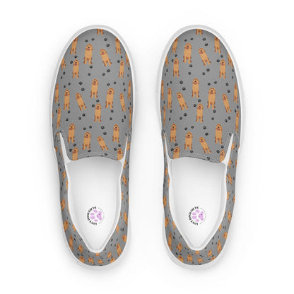 Goldendoodle Women’s Canvas Shoes, Pet Owner Gifts, Doodle Lover Gifts, Labradoodle Shoes, Goldendoodle Gifts, Dog Print Shoes, Dog Mom Shoe
