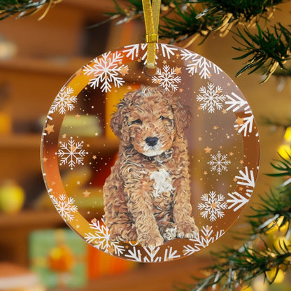 Puppy Goldendoodle Ornament Christmas, Labradoodle Ornament, First Puppy Gifts, Dooodle Gifts, Stocking Stuffer, Doodle Christmas