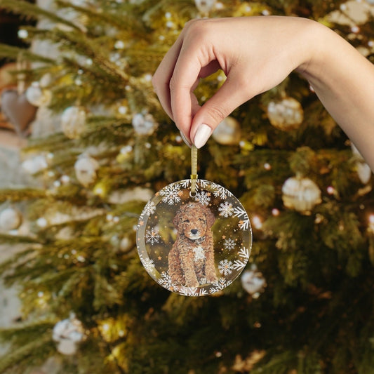 Puppy Goldendoodle Ornament Christmas, Labradoodle Ornament, First Puppy Gifts, Dooodle Gifts, Stocking Stuffer, Doodle Christmas