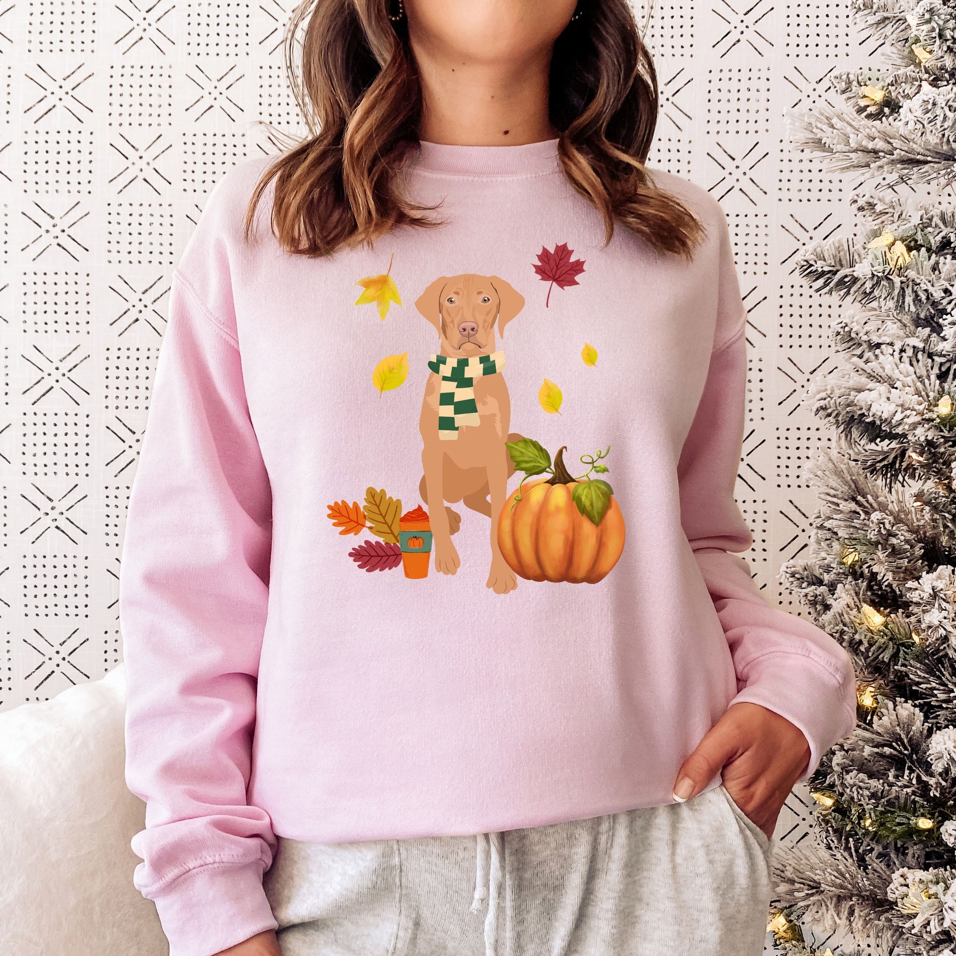 Vizsla Fall Sweatshirt, Vizsla Gifts, Vizsla Mom Shirt, Vizsla Dad Crewneck, Viszla shirt, Vizsla Lover Gifts, Vizsla Christmas Gifts