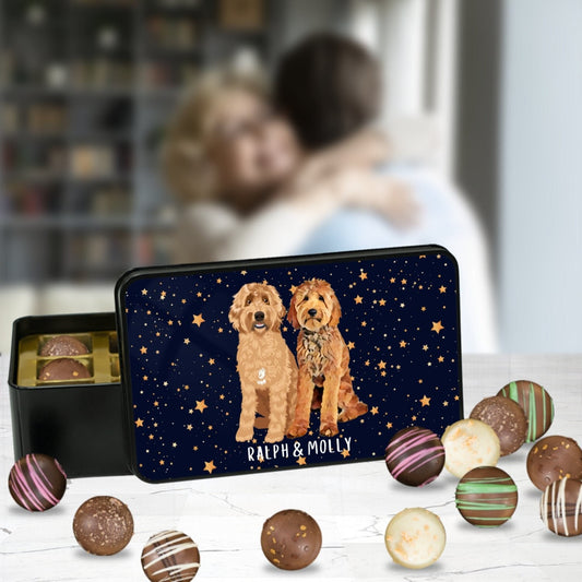 Goldendoodle Truffle Box 12, Goldendoodle Gifts, Doodle Mom Gift, Labradoodle Gifts, Doodle Dad Gifts, Doodle Lover Gifts, Doodle Christmas