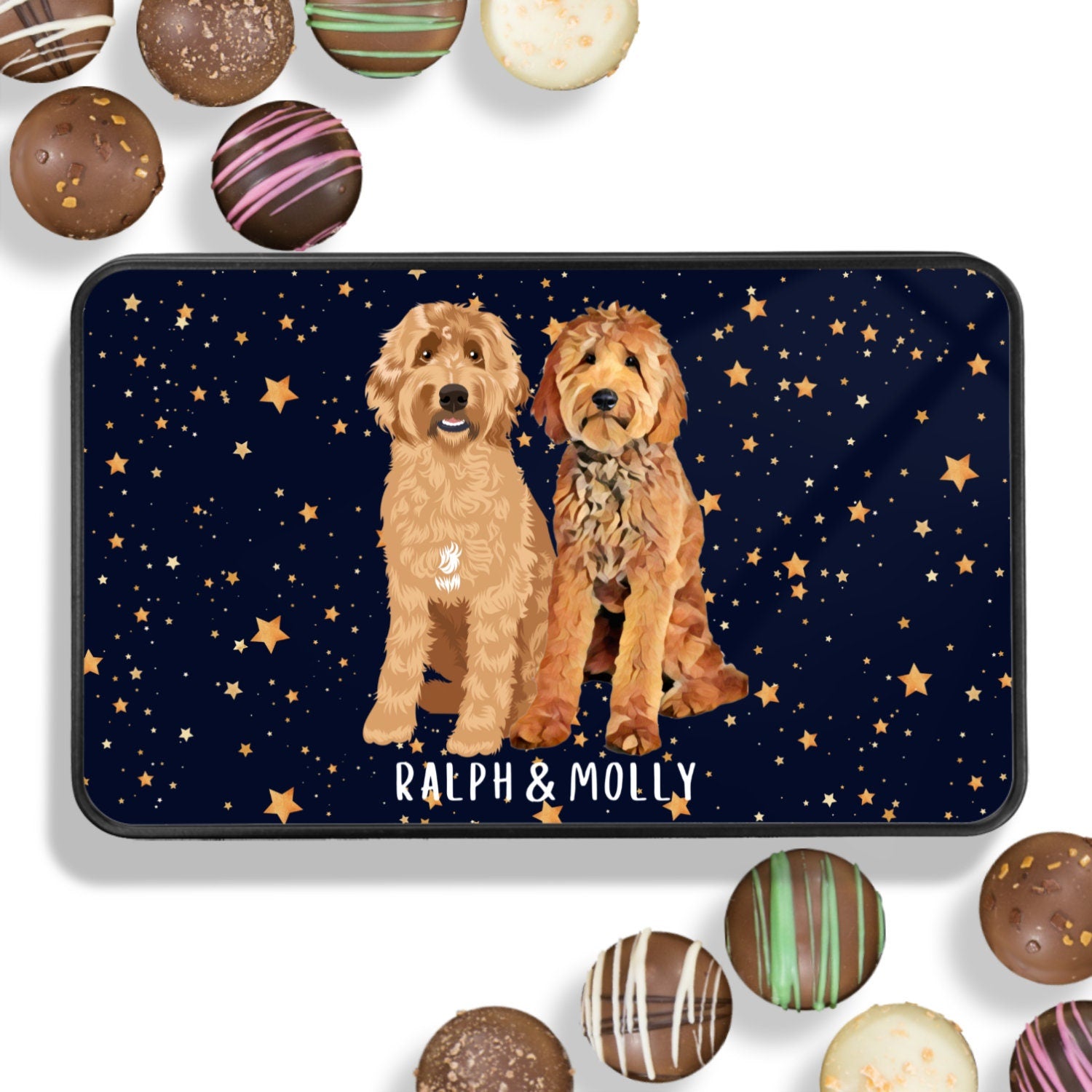 Goldendoodle Truffle Box 12, Goldendoodle Gifts, Doodle Mom Gift, Labradoodle Gifts, Doodle Dad Gifts, Doodle Lover Gifts, Doodle Christmas