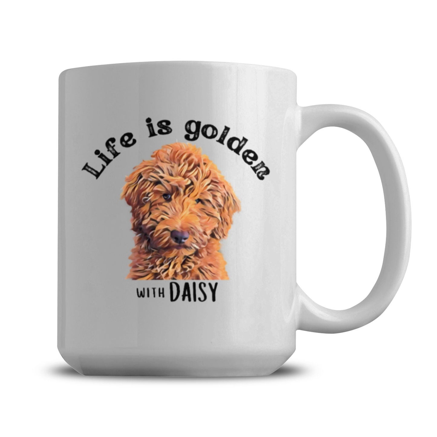 Golden Doodle Mug, Life is Golden Mug, Goldendoodle Gifts, Doodle Mom Mug, Doodle Dad Mug, Labradoodle, Bernedoodle, Sheepadoodle, Cockapoo