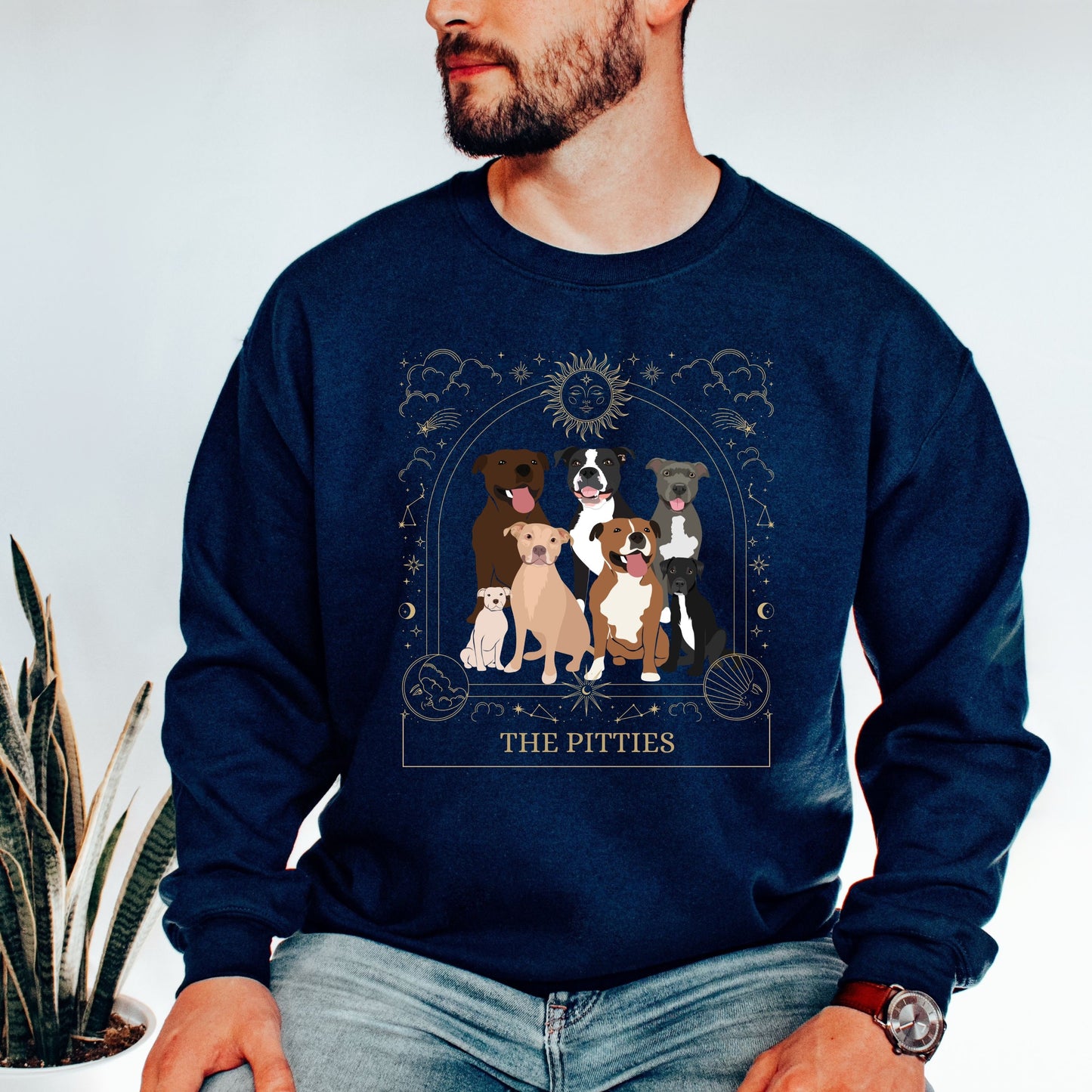 The Pitty Tarot Sweatshirt, Pitbull Gifts, Pitbull Lover Shirt, Mothers Day Gift, Pitbull Lover Sweatshirt, Dog Sweatshirt, Pitbull Sweater