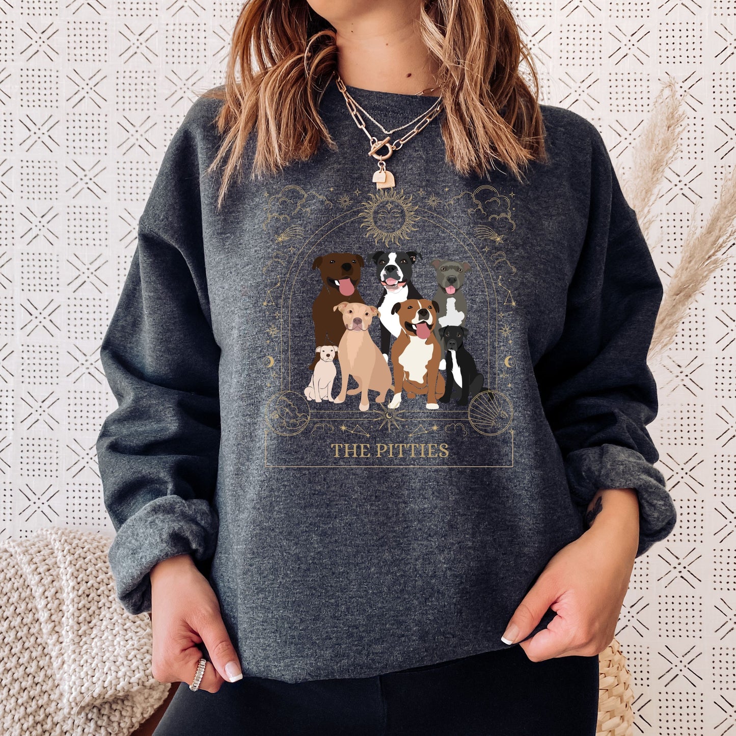 The Pitty Tarot Sweatshirt, Pitbull Gifts, Pitbull Lover Shirt, Mothers Day Gift, Pitbull Lover Sweatshirt, Dog Sweatshirt, Pitbull Sweater