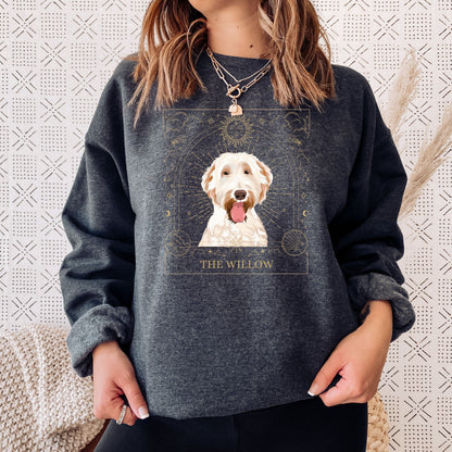 Goldendoodle Tarot Card Sweatshirt, Personalized Tarot Card Shirt, Golden Doodle Gifts, Doodle Mom Shirt, Doodle Dad Gifts, Labradoodle Tee