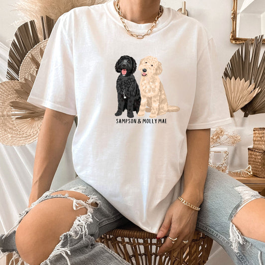 Personalized Goldendoodle Shirt, Doodle Shirt, Christmas Shirt, Golden doodle Gifts, Cockapoo Sweater, Labradoodle, Dog Mom Sweatshirt
