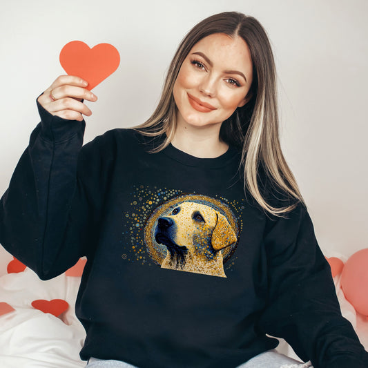Labrador Retriever Sweatshirt, Labrador Original Artwork, Love Labradors Shirt, Retriever Gifts, Lab Mom Shirt, Lab Dad T-Shirt, Yellow Lab