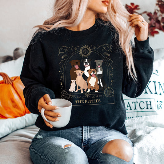 The Pitty Tarot Sweatshirt, Pitbull Gifts, Pitbull Lover Shirt, Mothers Day Gift, Pitbull Lover Sweatshirt, Dog Sweatshirt, Pitbull Sweater