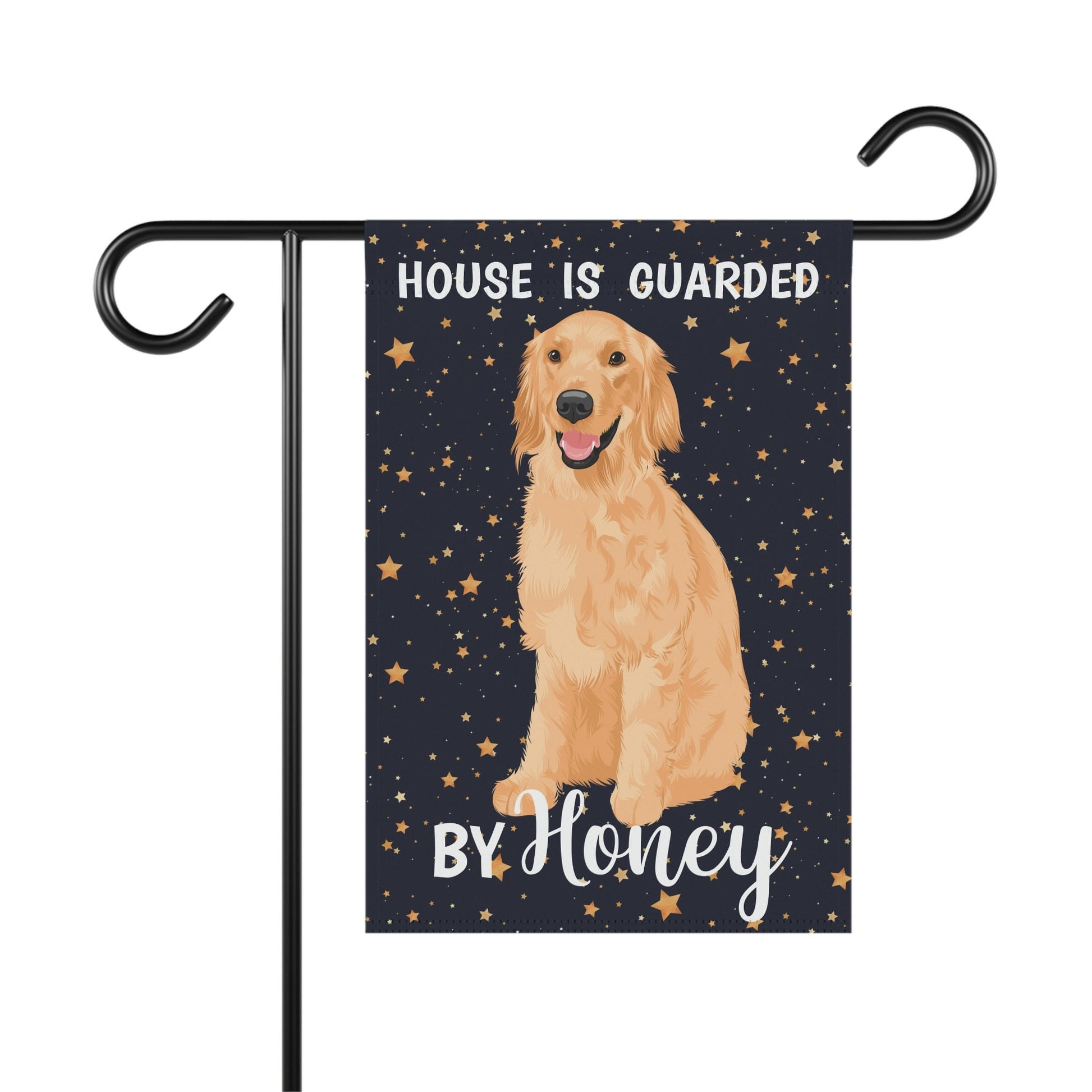 Golden retriever garden flag, retriever gifts, Golden retriever mom, birthday gift, life is golden, golden retriever dad, yard art, decor