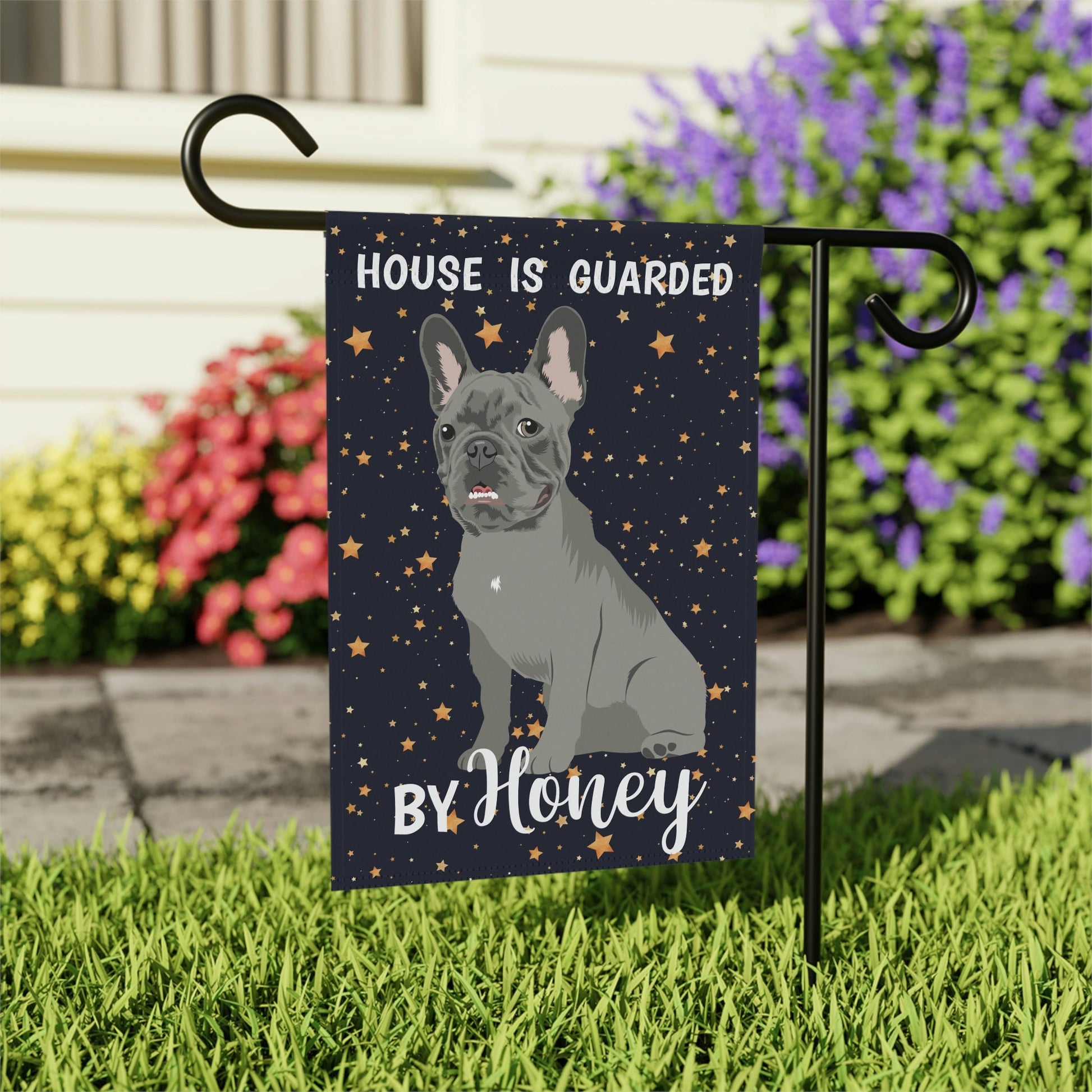 French bulldog garden flag, french bulldog gift, frenchie mom gift, frenchie home decor, frenchie garden, french bulldog mom, love frenchies