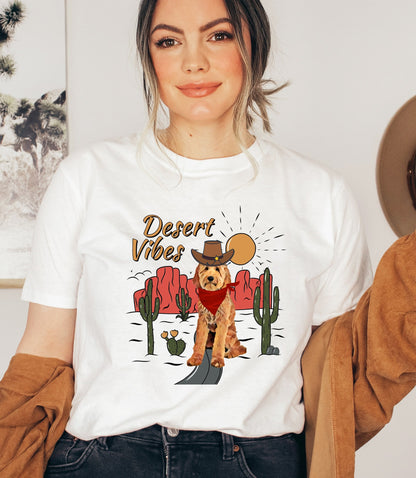 Western goldendoodle t-shirt, golden doodle gifts, doodle mom shirt, doodle dad t-shirt, cowboy bernedoodle, retro labradoodle, doodle lover