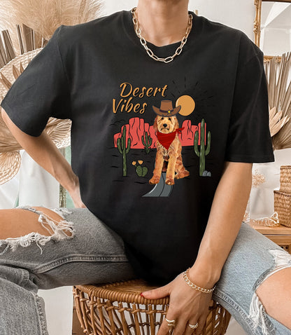 Western goldendoodle t-shirt, golden doodle gifts, doodle mom shirt, doodle dad t-shirt, cowboy bernedoodle, retro labradoodle, doodle lover