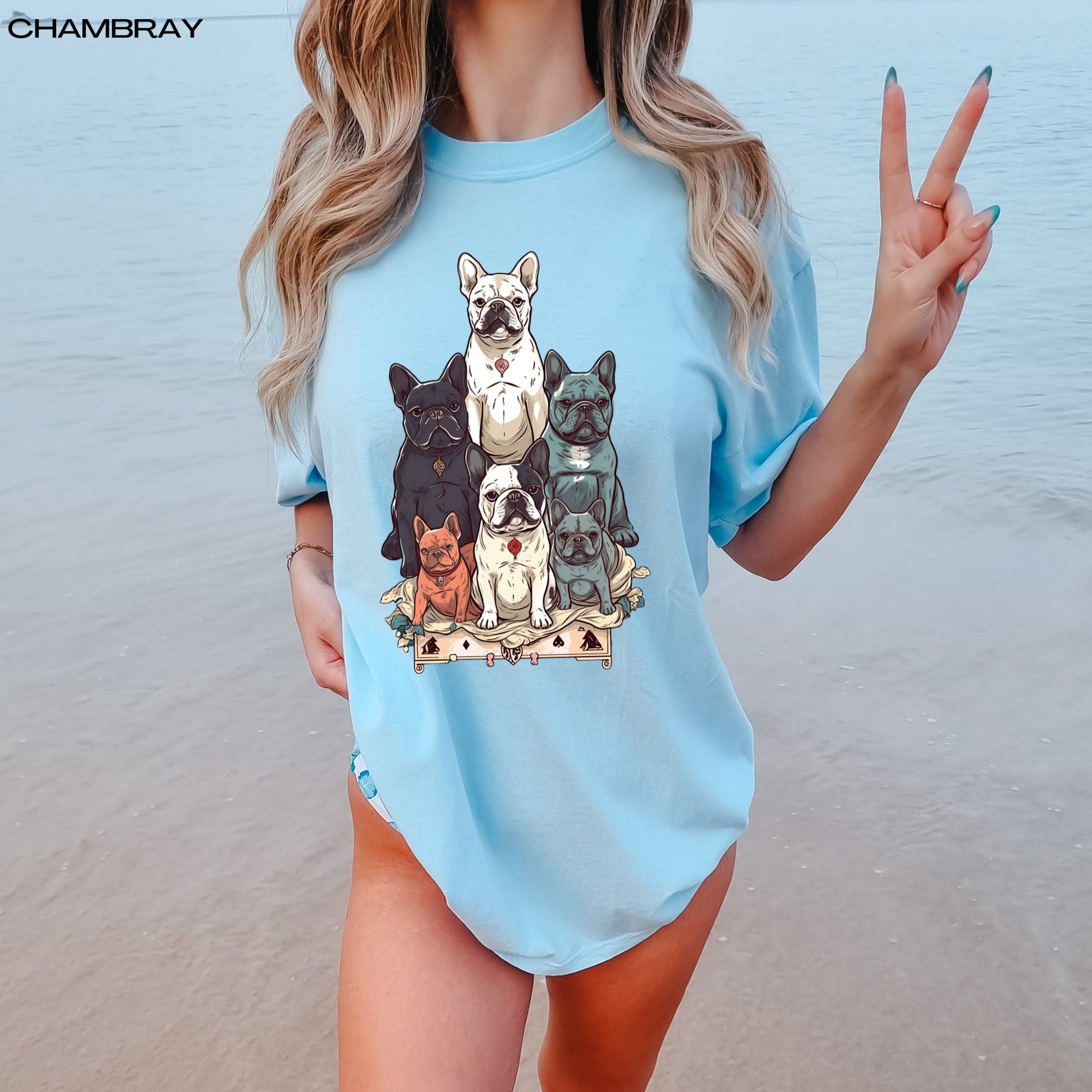Tarot French bulldog t-shirt, french bulldog mom shirt, french bulldog dad shirt, i love frenchies, french bulldog gifts, frenchie owner