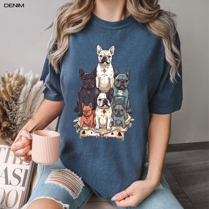 Tarot French bulldog t-shirt, french bulldog mom shirt, french bulldog dad shirt, i love frenchies, french bulldog gifts, frenchie owner