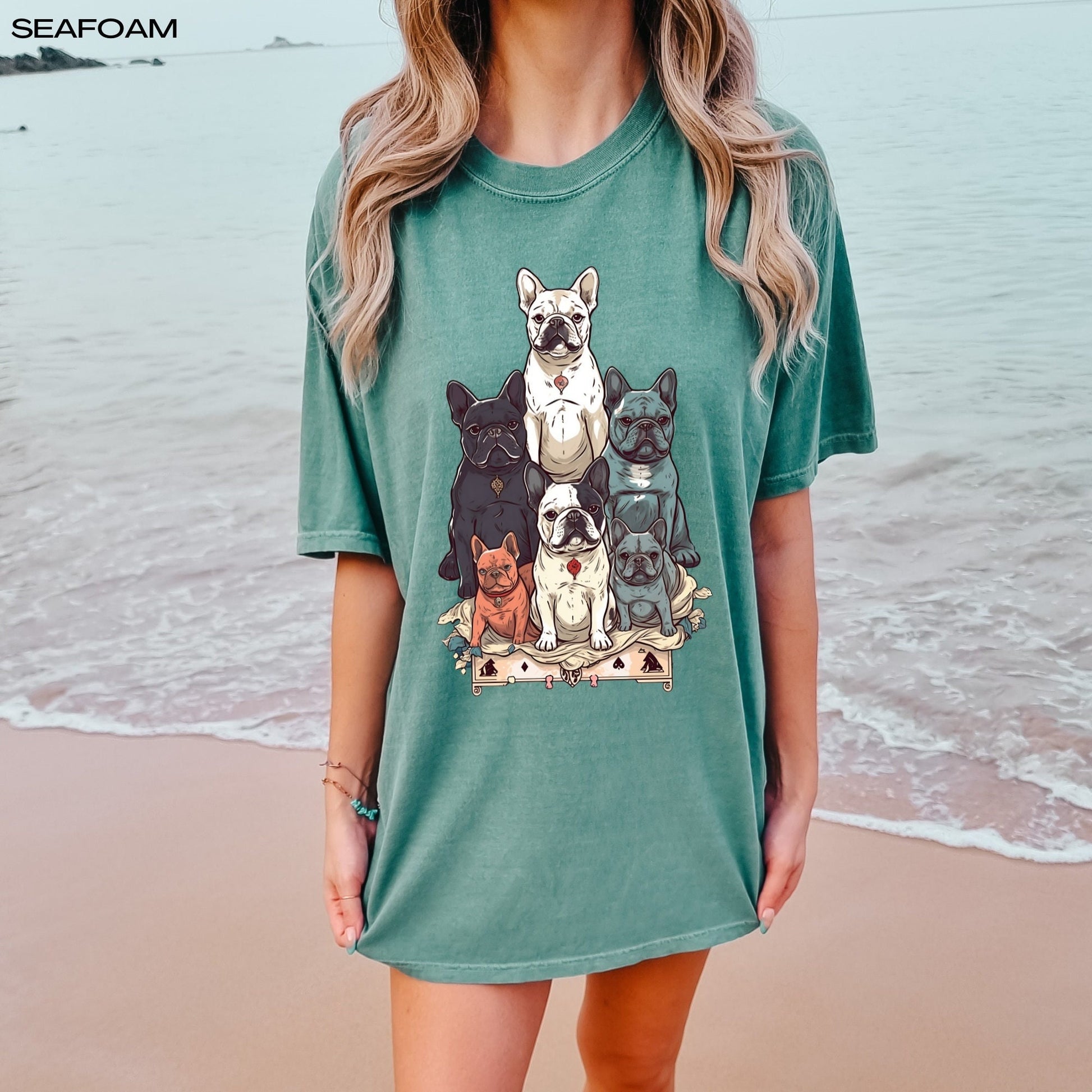 Tarot French bulldog t-shirt, french bulldog mom shirt, french bulldog dad shirt, i love frenchies, french bulldog gifts, frenchie owner