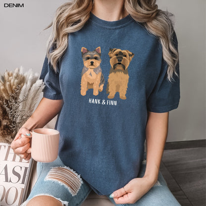 Yorkshire Terrier Comfort colors t-shirt, yorkie gifts, terrier t-shirt, yorkshire mom tee, terrier dad shirt, dog mom shirt, birthday gift
