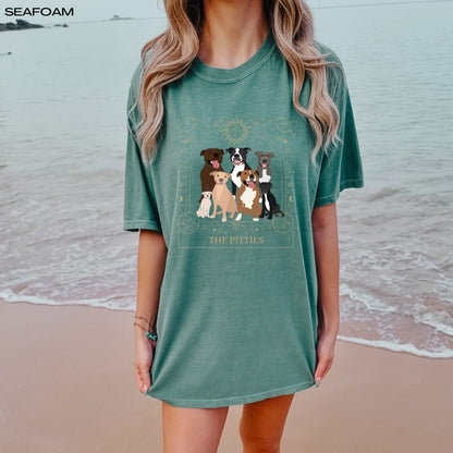 The Pitty tarot comfort colors t-shirt, Pitbull gifts, Pitbull lover shirt, rescue dog shirt, I love Pitbulls tee, Pitbull mom gift
