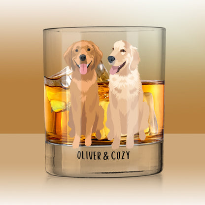 Personalized Golden retriever dad gift, whiskey glass, bachelor gift, dog dad gift, golden retriever gift, golden mom gift, dog husband gift