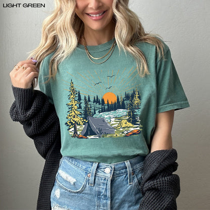 Camping t-shirt, retro Arizona t-shirt, comfort colors t-shirt, retro texas shirt, arizona scottsdale oversized t-shirt, arizona gifts