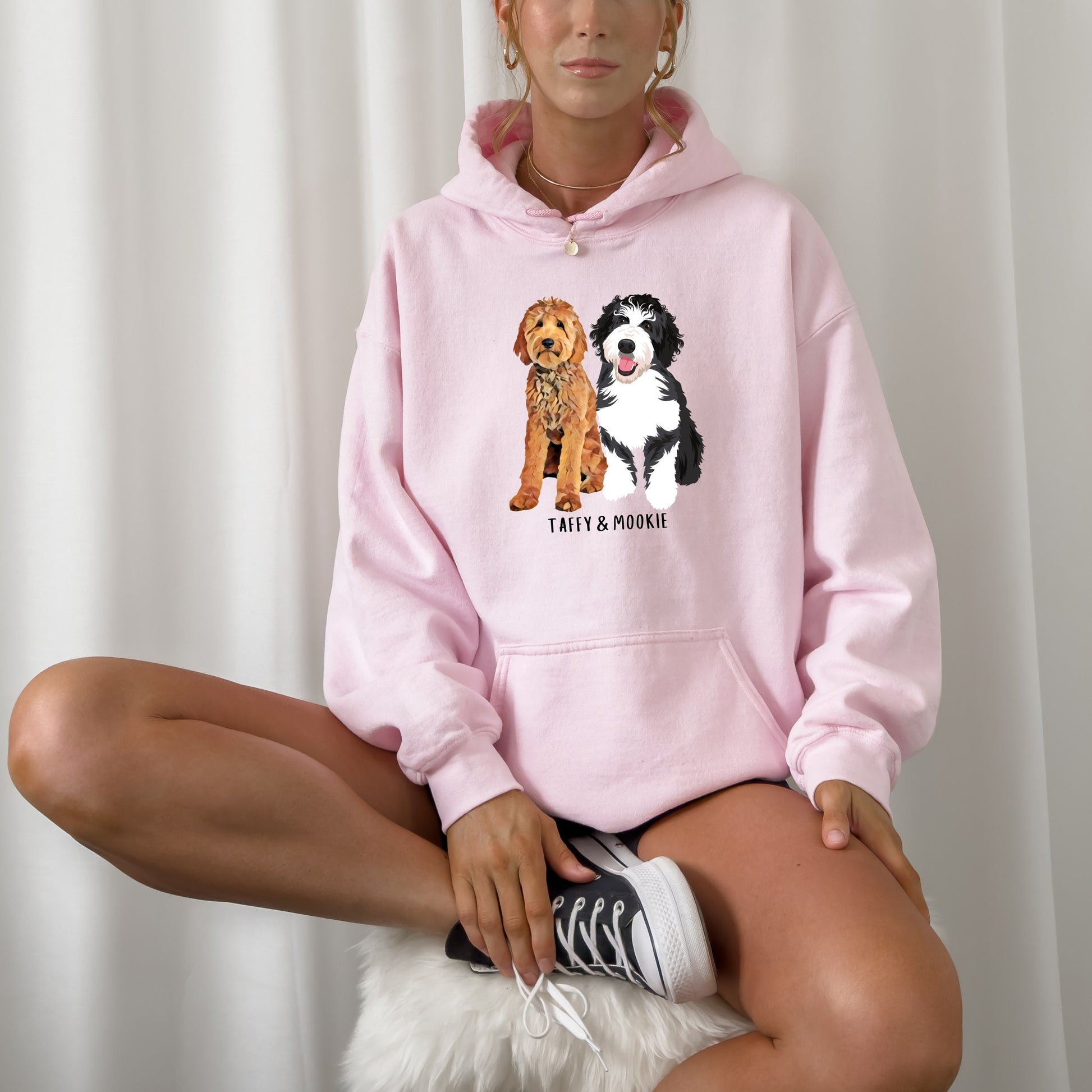 Goldendoodle hoodie, golden doodle gift, doodle dad gift, Christmas gift, dog mom sweater, dog lover xmas present, i love doodles birthday