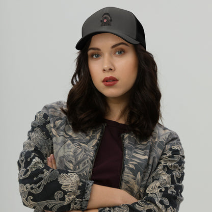 Golden doodle trucker hat