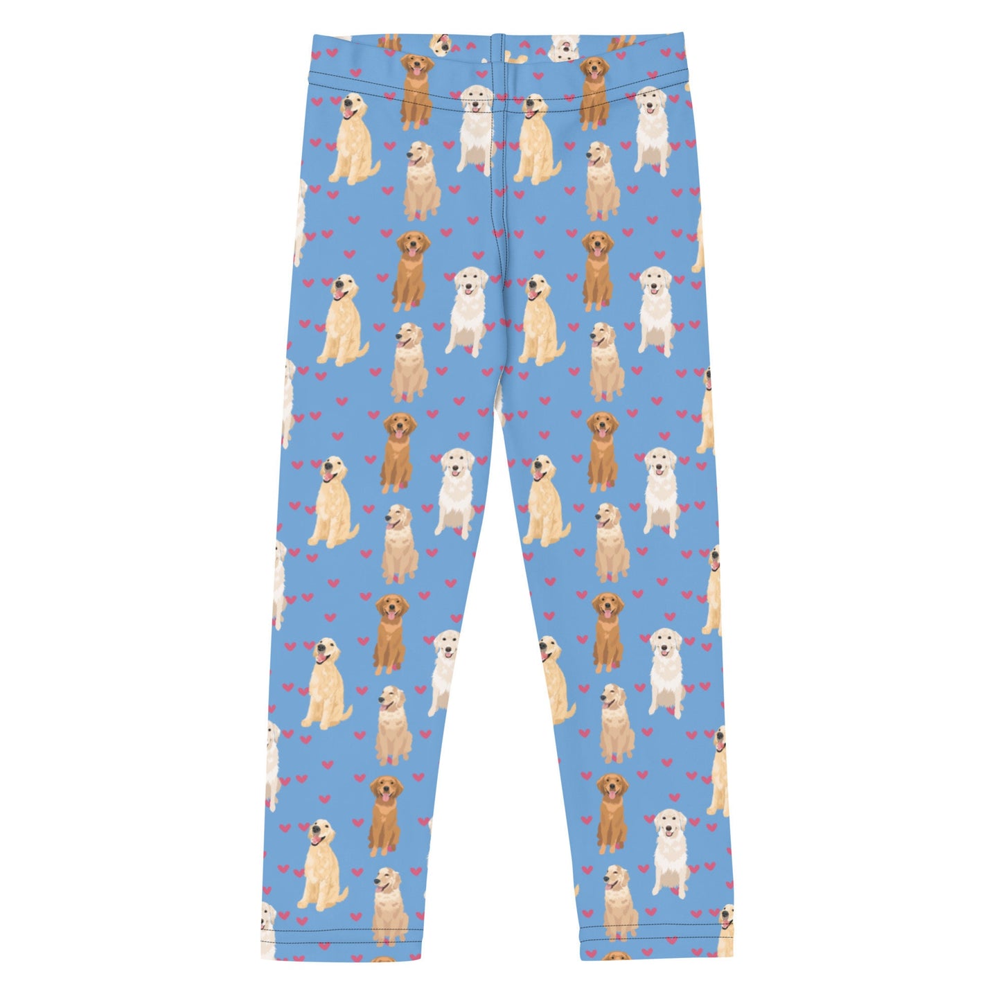 Golden Retriever Leggings for kids, retriever gifts, life is golden, niece birthday gift, boy toddler summer pants, dogs and kids gifts
