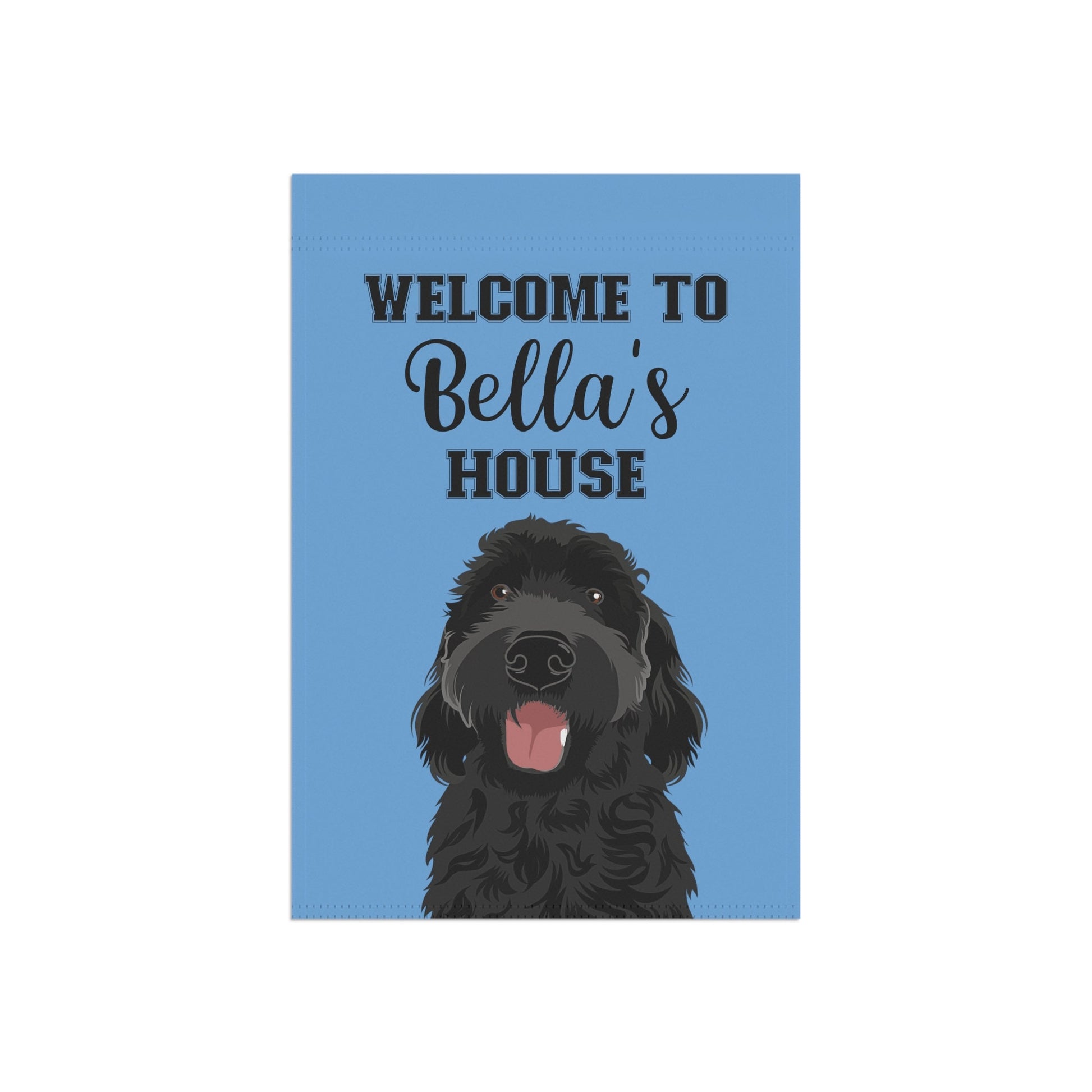 Personalized Goldendoodle garden flag, golden doodle house banner, golden doodle gifts, apricot doodle mom dad gift, Labradoodle garden flag