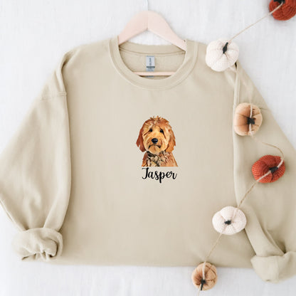Name Golden doodle sweatshirt, doodle gifts, doodle lover shirt, niece birthday gift, mothers day gift, 4th of july gift, cottagecore