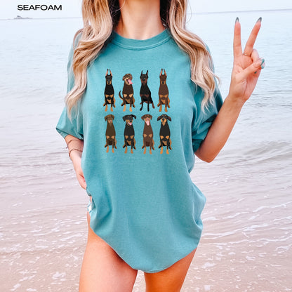 Doberman shirt, comfort colors t-shirt, dobbie gifts, mothers day gift, dobby lover gift, dog mom tee, wedding doberman sister birthday gift