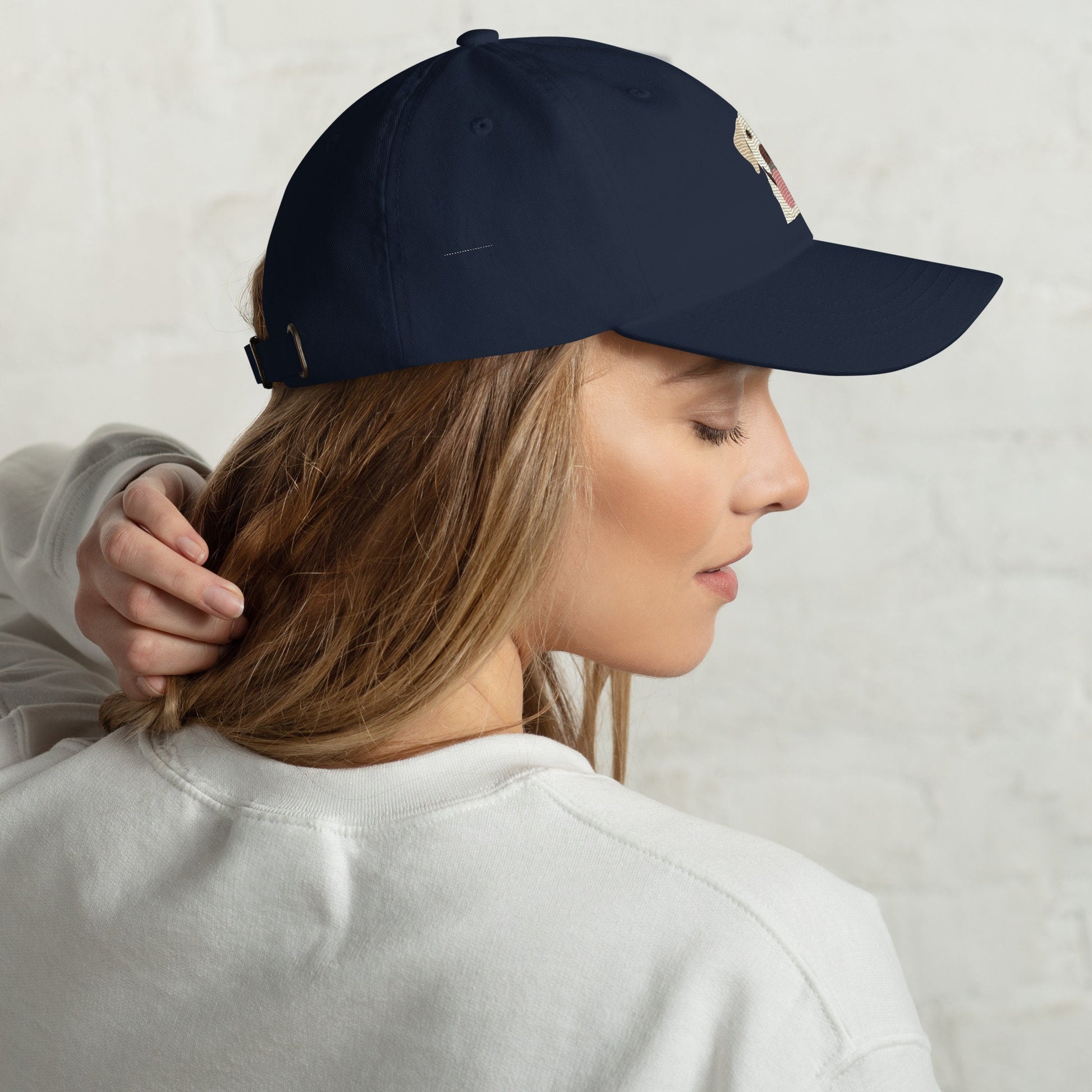 Embroidered yellow Labrador Retriever hat