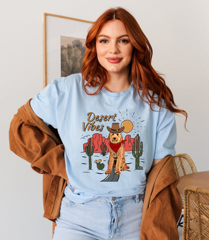 Western goldendoodle t-shirt, golden doodle gifts, doodle mom shirt, doodle dad t-shirt, cowboy bernedoodle, retro labradoodle, doodle lover