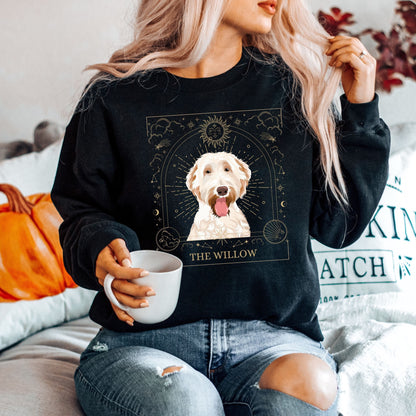 Goldendoodle Tarot Card Sweatshirt, Personalized Tarot Card Shirt, Golden Doodle Gifts, Doodle Mom Shirt, Doodle Dad Gifts, Labradoodle Tee