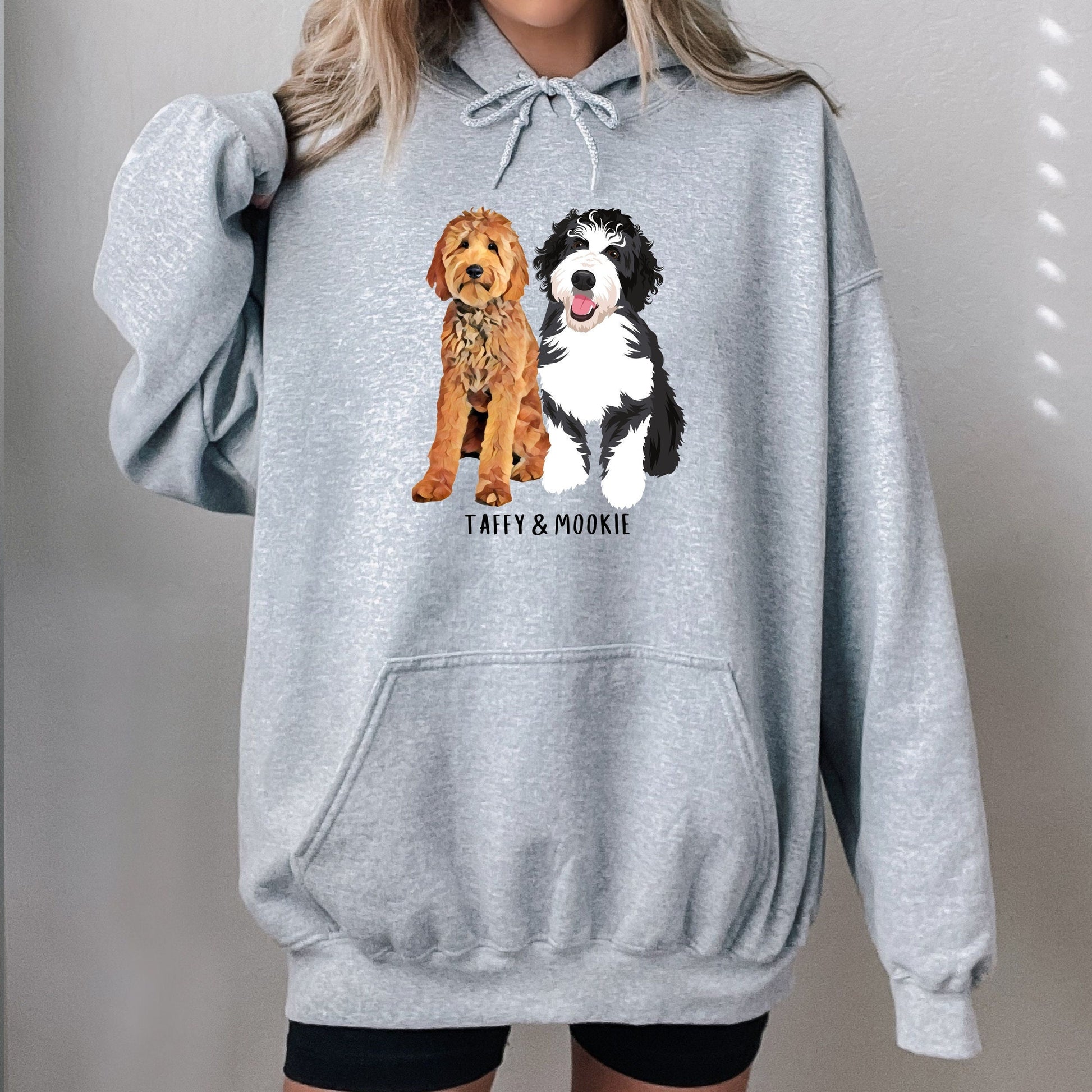 Goldendoodle hoodie, golden doodle gift, doodle dad gift, Christmas gift, dog mom sweater, dog lover xmas present, i love doodles birthday