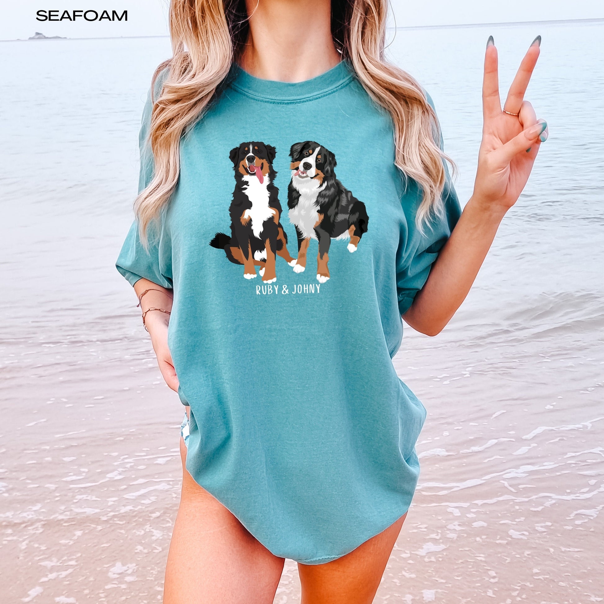 Bernese shirt, mountain dog shirt, comfort colors t-shirt, bernese gifts, mothers day gift, sister birthday gift, wedding gift, dog mom tee
