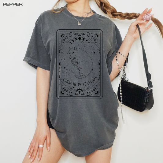 Tarot chaos potatoe rat shirt