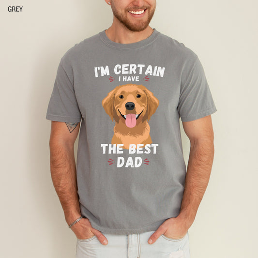 Best golden retriever dad shirt