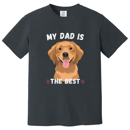 Best Golden retriever dad shirt, best dog dad t-shirt, comfort colors, retriever gifts, boyfriend birthday gift, husband anniversary gift
