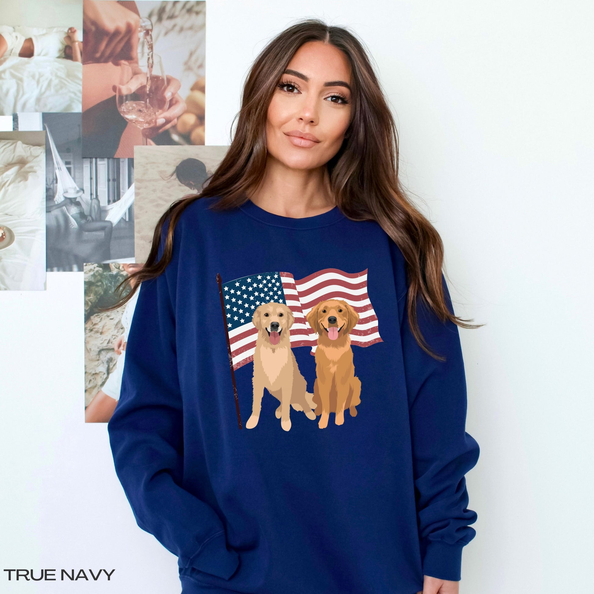 American Golden retriever sweatshirt comfort colors 1566 for golden moms