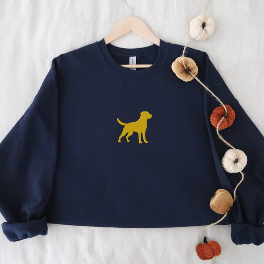 Embroidered Labrador Retriever sweatshirt