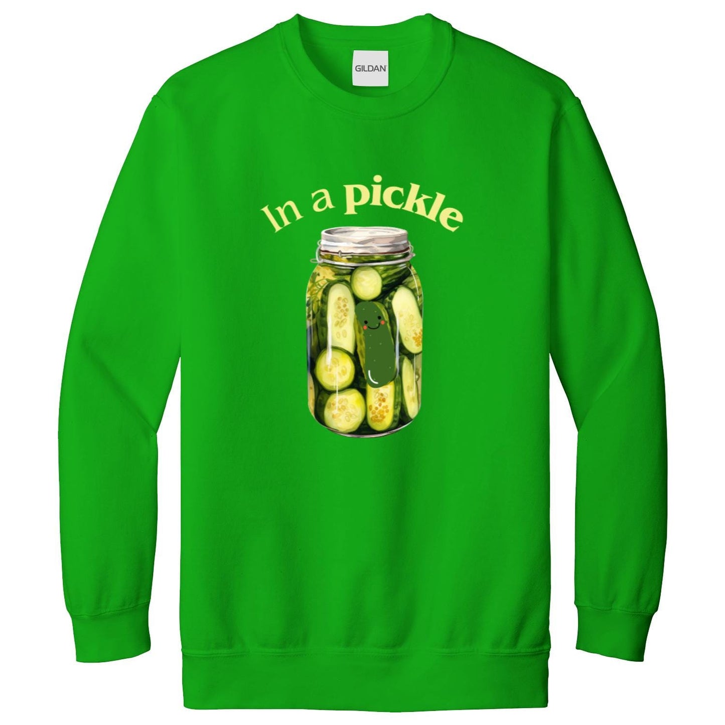 In a Pickle sweatshirt, funny vintage canned pickle shirt, canning season sweater, pickle lovers, pickle jar crewneck, wife birthday gift